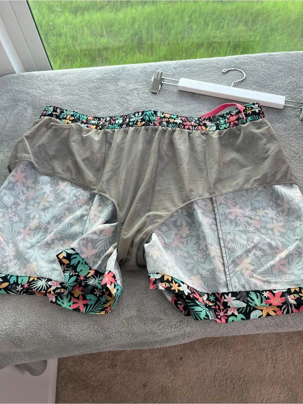Chubbies The Bloomerangs Stretch‎ Swim Trunks 4” size XXL